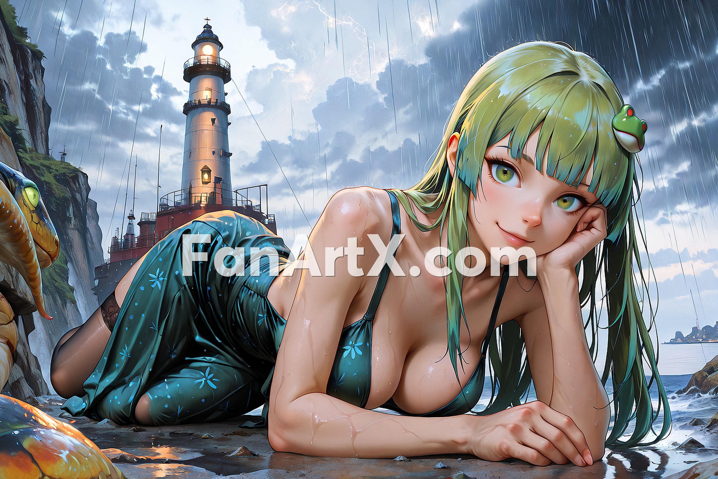Kochiya Sanae Touhou project Fanart 2315497